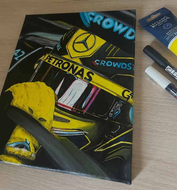Œuvre motorsport d'Anna — hamilton petronas